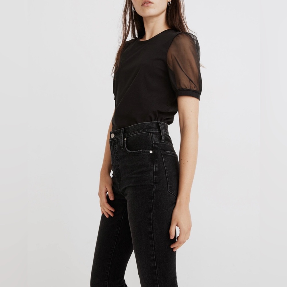 Chiffon Puff Sleeve Top